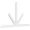 Ekena Millwork Saratoga Architectural Grade PVC Gable Bracket, 84"W x 49"H x 2"D x 4"F, 14/12 Pitch GBP084X49X0204SAR00 - alternate 1